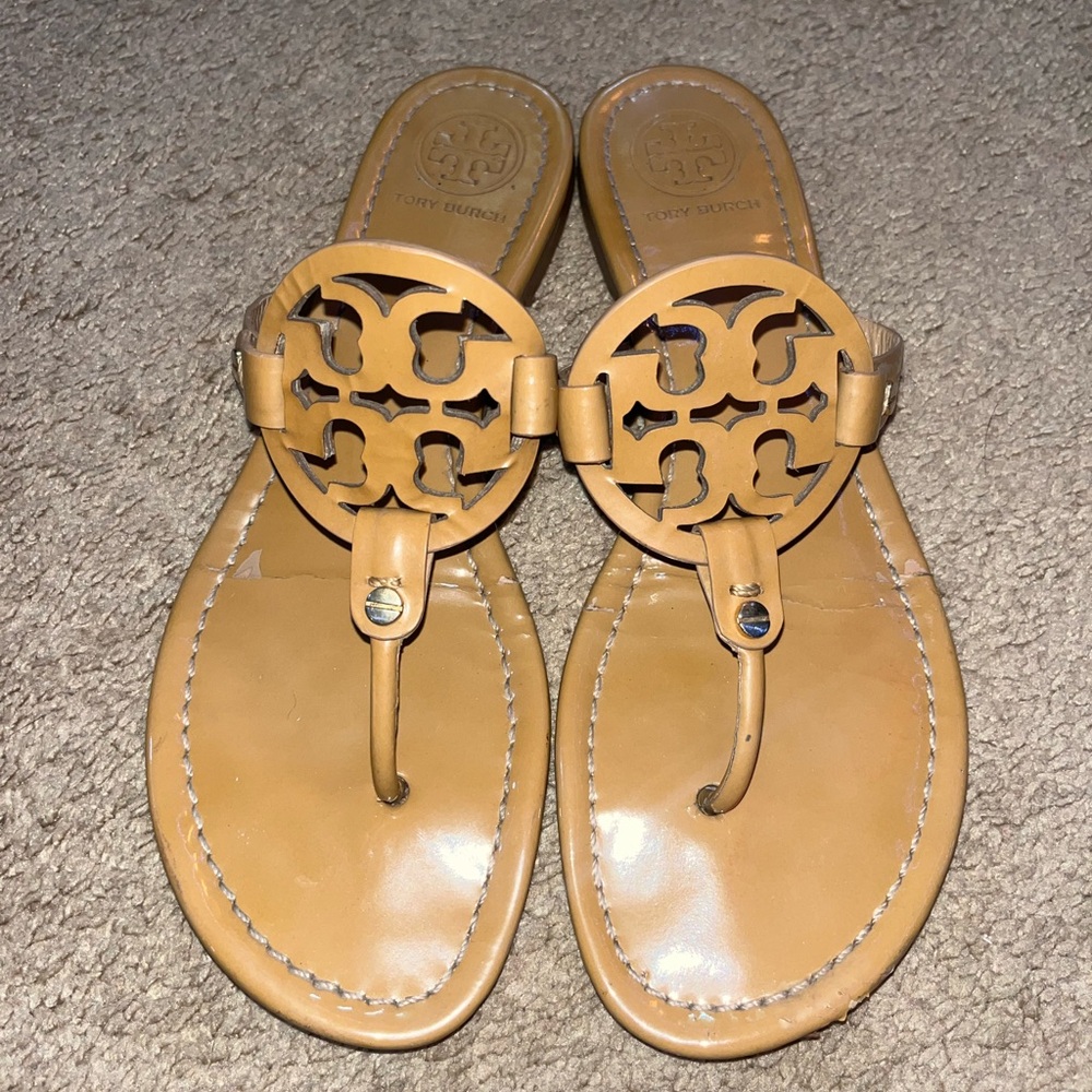 Tory Burch Tan Miller Sandals